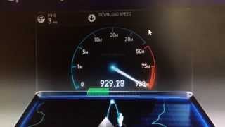 Hyperoptic 1Gbps Internet Speed Test [upl. by Hildegard]