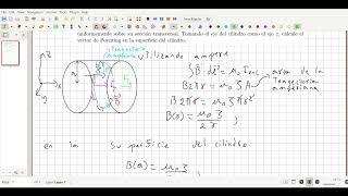 vector de poynting sobre un cilindro conductor [upl. by Adnolay]