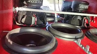 Sundown audio zv6 18quot subwoofers 6th order [upl. by Jaret]