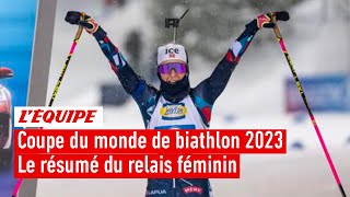 Coupe du monde de biathlon 2023  Les Norvégiennes climatisent les soeurs Oeberg à Östersund [upl. by Raman]