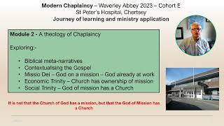 Modern chaplaincy Waverley Abbey video  A hospital setting [upl. by Enaitsirhc]