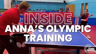 Anna Hurseys Olympic training  Inside Camp  Table Tennis England [upl. by Hpsoj]