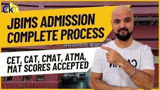 Complete JBIMS Admission Process CET CAT CMAT ATMA MAT Scores accepted [upl. by Tocci]