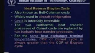 Lecture 9 Air Cycle Refrigeration Systems [upl. by Celtic639]