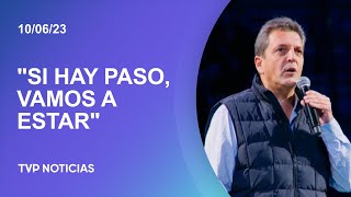 Massa dijo que si hay PASO el Frente Renovador “va estar con lo mejor” [upl. by Rehpotsirk]