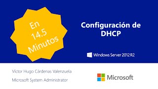 Configuración de DHCP en Windows Server 2012 R2 [upl. by Trahern]