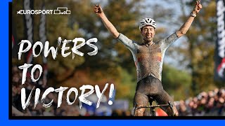 🔥 Jente Michels dominates mens U23 race  2023 European Cyclocross Championships [upl. by Fiske]