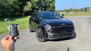 2025 Kia Sportage Hybrid X Line Prestige Start Up Test Drive Walkaround POV and Review [upl. by Buzzell]