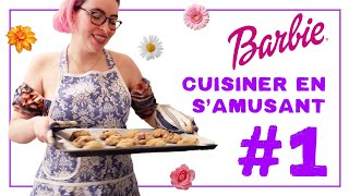 BARBIE CUISINER EN SAMUSANT 1  MES DELICIEUX COOKIES VEGAN GACHENT MON INCROYABLE SOURIRE [upl. by Anitneuq277]