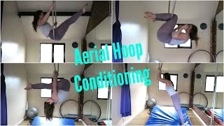 Aerial Hoop Conditioning Exercises  UNIQUE AERIALISTS [upl. by Elexa877]