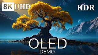 OLED DEMO 8K HDR Screen amp Internet Speed Test [upl. by Aivitnahs]