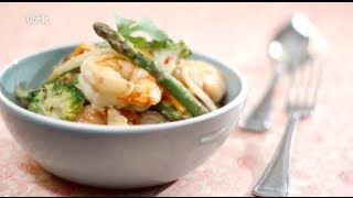 Scampi met Thaise curry [upl. by Ahsined]