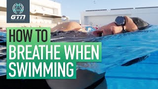 How To Breathe When Swimming  Freestyle Swimming For Beginners [upl. by Areid]