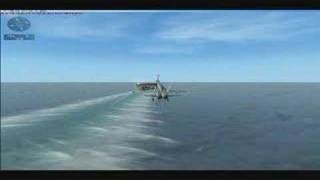 FSX Acceleration F18 Carrier Landing [upl. by Hughmanick666]