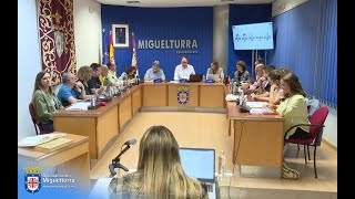 Pleno Ordinario del Ayuntamiento de Miguelturra de fecha 19 de septiembre de 2024 [upl. by Ispep436]