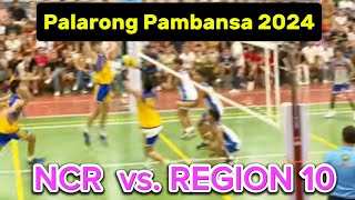 NCR vs REGION 10 SEMIFINALS VOLLEYBALL SECONDARY BOYS PALARONG PAMBANSA 2024 [upl. by Nemrak901]