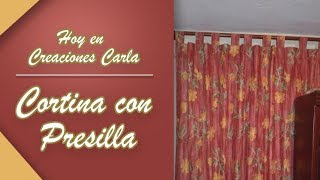 Cómo Hacer una Cortina de presilla  Costura fácil [upl. by Iover347]