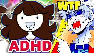 Jaiden Animations and I found out we have ADHD [upl. by Sukram993]