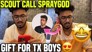 SCOUT CALL SPRAYGOD 📞😍 GIFT FOR TX BOYS ✅ [upl. by Hcra247]