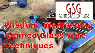 Stained Glass Wire  Wisdom Wednesday 39 V193 [upl. by Noak]