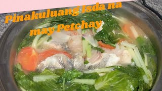 Sinabawang Isda na may pechayEasy cook recipe Lutong Probinsya Pagkaing Pinoy SaladMaster [upl. by Raji583]