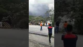 Close call Pyroclastic flow Guatemala  Volcan de Fuego  030618 [upl. by Rolandson]