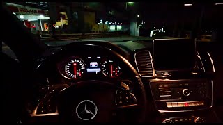 MercedesBenz GLE AMG 43 2019  4K Pov NIGHT DRIVE TEST [upl. by Sanjay705]