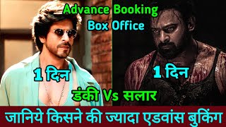 Salaar Vs Dunki Box Office Collection Salaar Advance Booking Dunki Advance Booking Shahrukh khan [upl. by Eloisa]