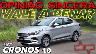 Fiat Cronos 10  versão MAIS BARATA é boa Consumo PREÇO câmbio manual PROBLEMAS equipamentos [upl. by Engracia]