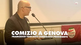 Incontro a Genova  Francesco Toscano candidato presidente [upl. by Aimerej9]