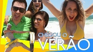 CHEGOU O VERÃO  Paródia Timber  Pitbull ft Keha [upl. by Anaeco]