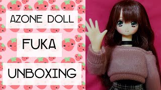 Azone Doll ♡ Unboxing EX Cute Family Fuka Doll 16 azone international ♡ [upl. by Kisor]