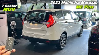 Best 7 Seater Car Under ₹20 lakh ❤️ Mahindra Marazzo M6 Plus 2023 Price amp Features [upl. by Goldshlag]