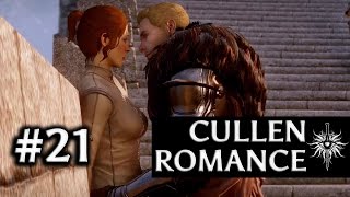 Dragon Age Inquisition  Cullen Romance  Part 21  First kiss No Commentary [upl. by Ayenet89]