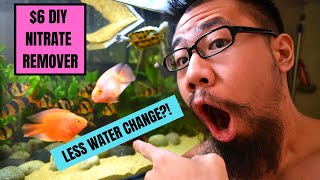 SIMPLE 6 DIY FILTER Less Water Changes Removes Nitrates [upl. by Eerat]