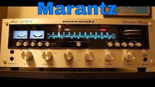 Vintage Stereo Receiver Marantz 2250B Review  One Of My Best Scores [upl. by Moht393]