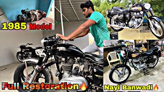 1985 Model Standard Bullet😳 नई बनवादी🔥 Full Restrictions💯shekher5600Vlogs [upl. by Emmuela756]