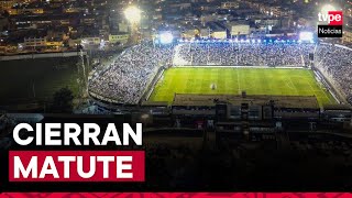 Alianza Lima cierran Matute por 7 meses tras apagón en la final de la Liga 1 [upl. by Berna]