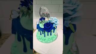 a flower birthday cake if u sub u get pin [upl. by Nedrah]