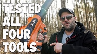 I tested Ridgids NEW Outdoor Power Tools and [upl. by Sehguh]