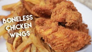 BONELESS WINGS Super Easy Recipe new [upl. by Ludewig]