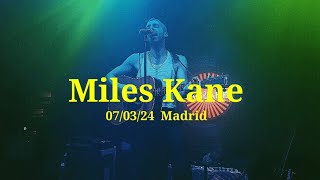 Miles Kane Live Lula ClubJaguar Club Madrid 070324 [upl. by Niveg225]