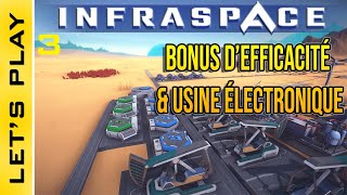 FR InfraSpace  S23  Comprendre les Bonus defficacité de production Les Usines délectroniques [upl. by Asiram]