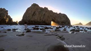 Photographing Keyhole Arch Big Sur  Timelapse  by Elizabeth Carmel [upl. by Ellekim]