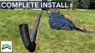 Downspout and Sump Pump Drain Pipe Extension [upl. by Flight]