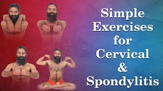 Simple Exercises for Cervical amp Spondylitis [upl. by Seiuqram]