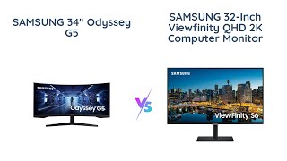 🔥 Samsung Odyssey G5 vs Viewfinity QHD 2K Monitor 🖥️💥 [upl. by Alpert]