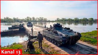 Ukrainian army crosses Dnipro River and captures a new position in Kherson region [upl. by Sokram248]