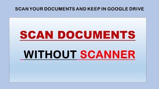 How to Scan Documents without Scanner Scanning Documents Very Easy [upl. by Adrell]