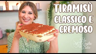 TIRAMISÙ CLASSICO ricetta con crema perfetta HO VOGLIA DI DOLCE [upl. by Naresh]